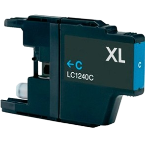 TINTA COMPATIBLE BROTHER LC1240C CIAN
