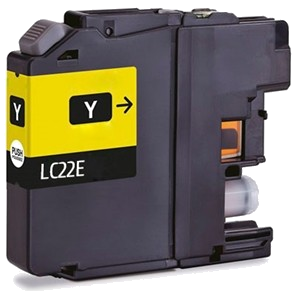 TINTA COMPATIBLE BROTHER LC22EY AMARILLO